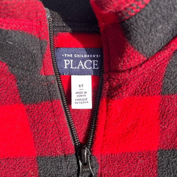 Red and black half zip up - Picture 2 of 2